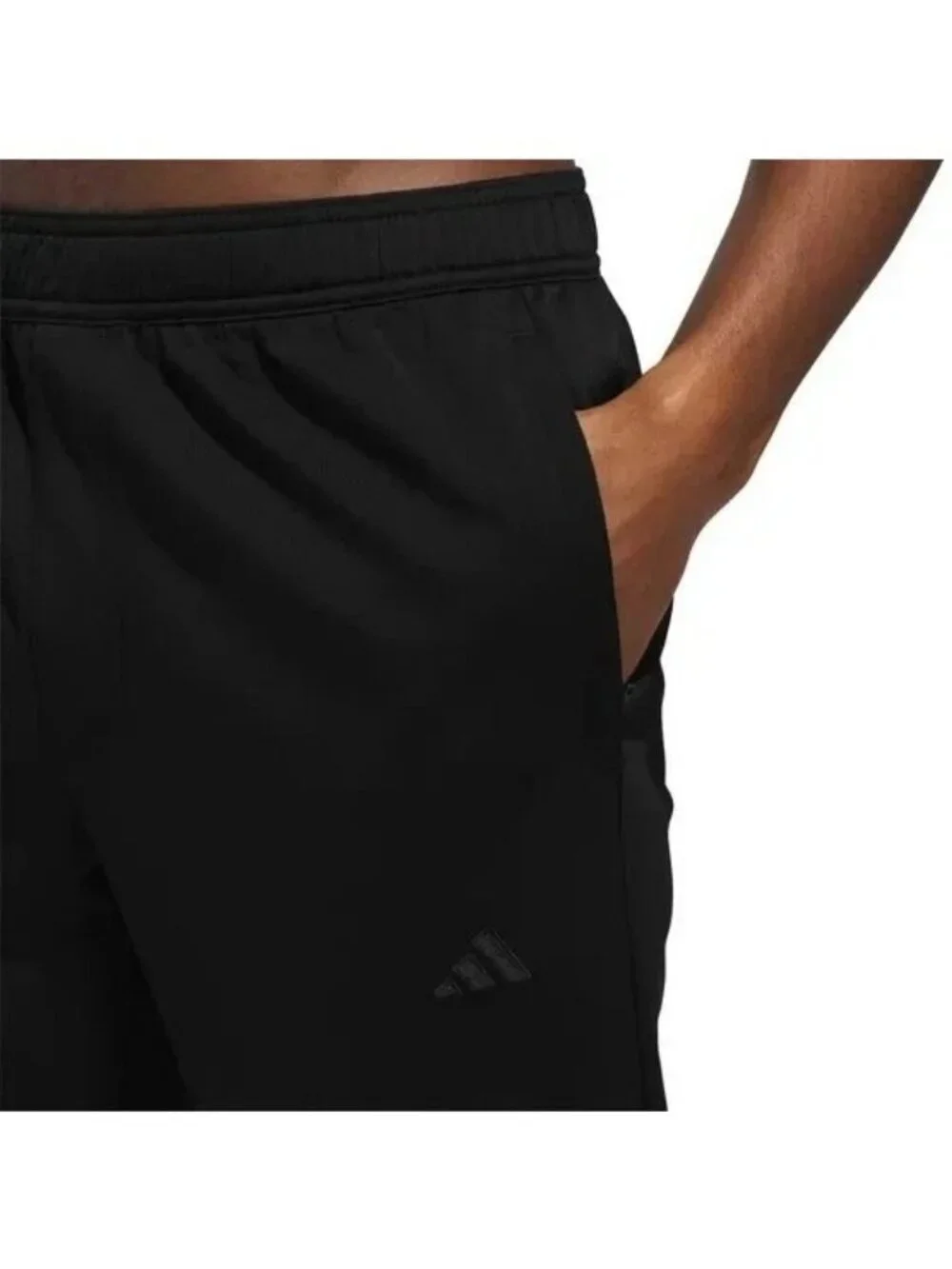 NWOT Adidas Tricot Men's S Black Track Pants Ankle Zip